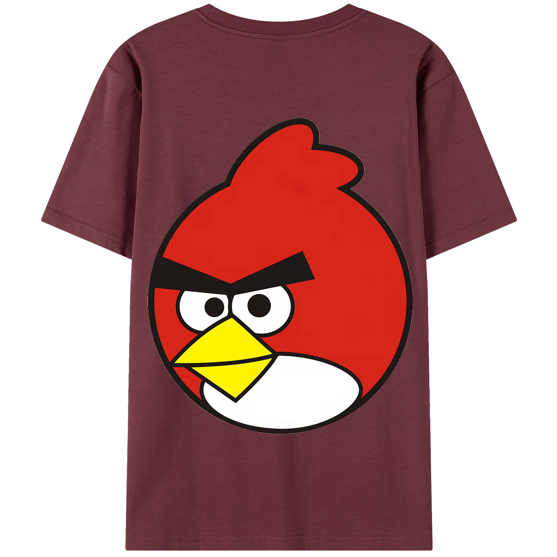 （画像用） Angry Birds アングリーバード 綿100％半袖Tシャツ（背面プリント）